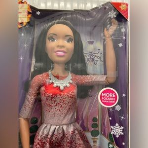 Barbie Doll 28 Inches 2017 Holiday Edition